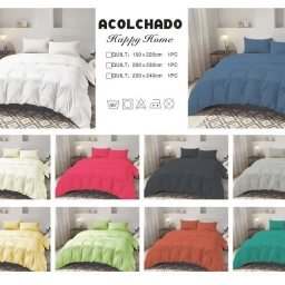 ACOLCHADO 2plz  LISO(24BZ1254) x20