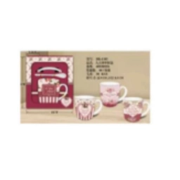 CERAMIC CUPS SET (25BZ0030)