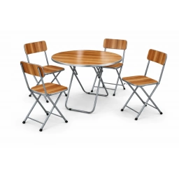 Mesa redonda + 4 sillas