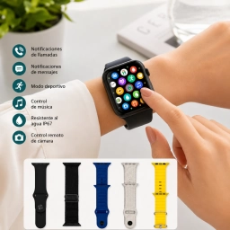Reloj inteligente + correasx100